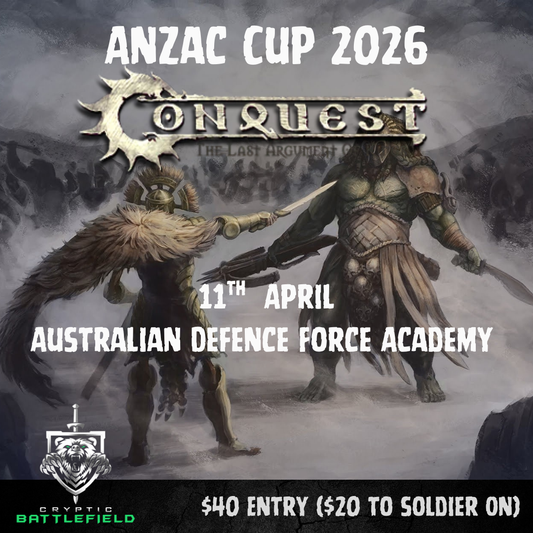 ANZAC Cup 2025 - Conquest 2K points - Worlds Charity Event