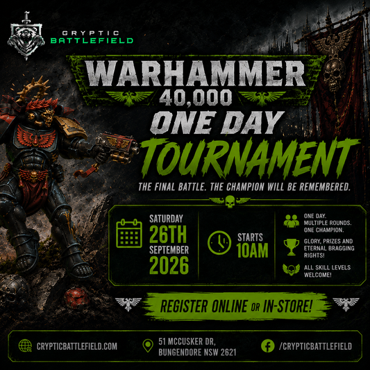 Warhammer 40K - One Day Event - 26th September